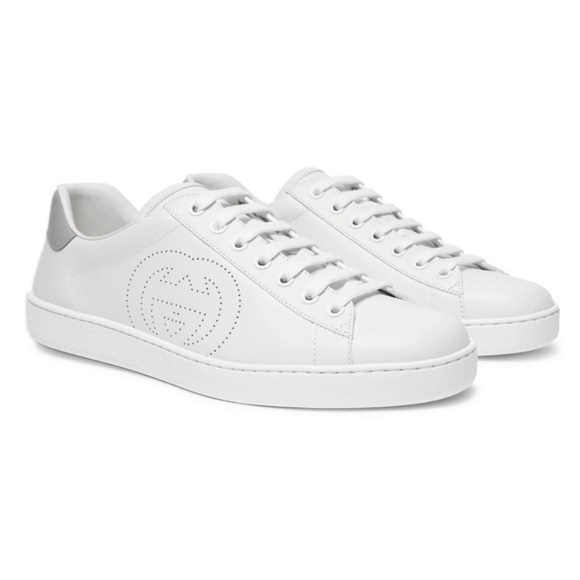 Gucci Other - Gucci Ace Perforated Leather Sneakers Men’s Size 8